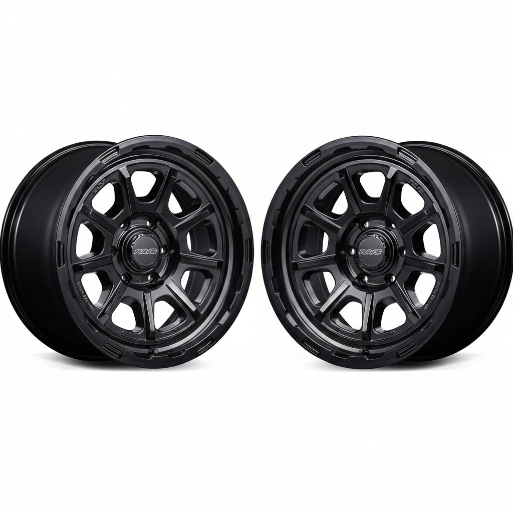Rays | Gram Lights 57GR-X HD Semigloss Black | 18X9.0 +0 | 6X135 (Pair)
