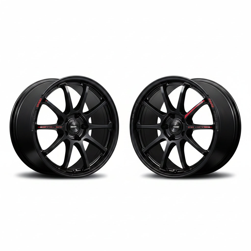 Rays | Gram Lights 57NR LIMITED II Semigloss Black | 17X7.0 +47 | 4X100 (Pair)