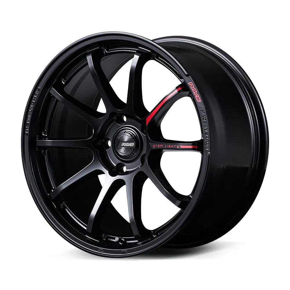 Rays | Gram Lights 57NR LIMITED II Semigloss Black | 17X7.0 +47 | 4X100
