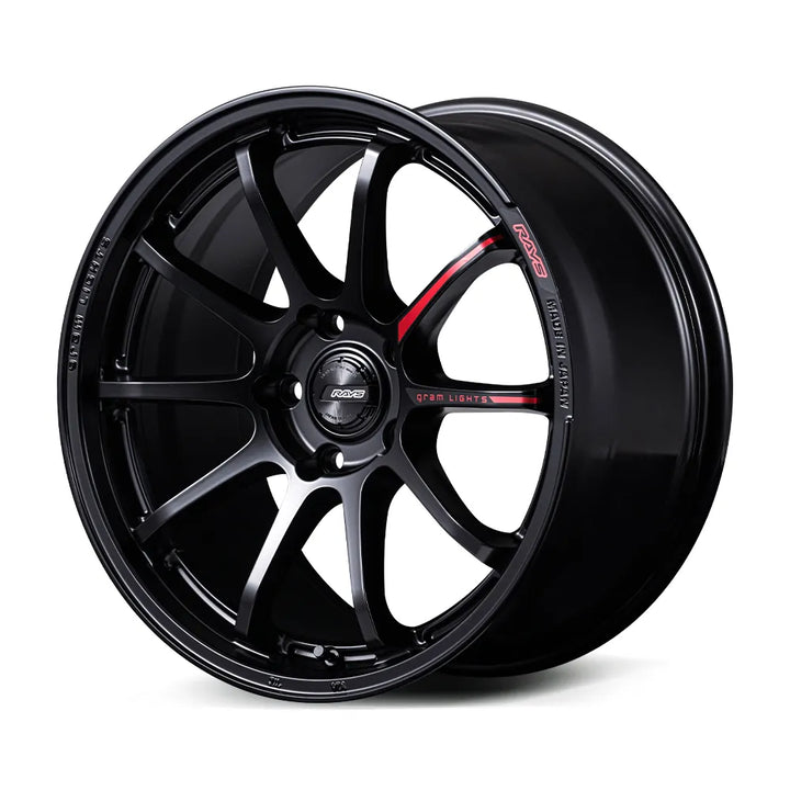 Rays | Gram Lights 57NR LIMITED II Semigloss Black | 17X7.0 +47 | 4X100