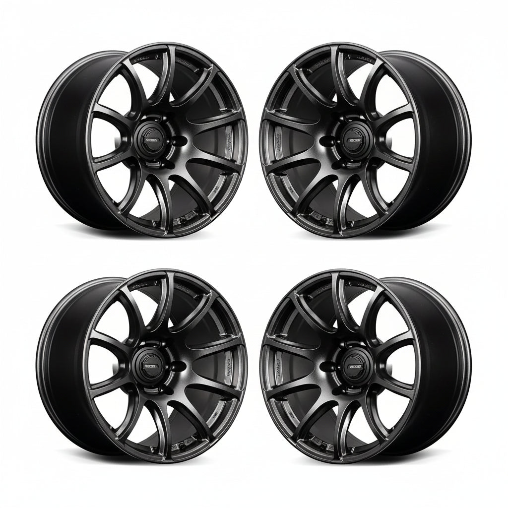 Rays | Gram Lights 57TR-X Semigloss Glass Black | 18X9.0 +0 | 5X127 (Set)