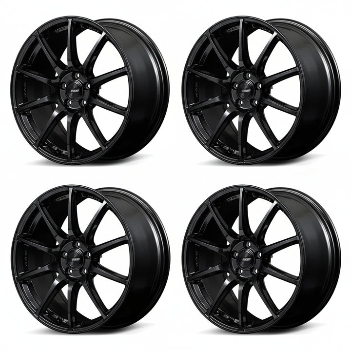Rays | Gram Lights 57TR Glass Black | 18X8.0 +45 | 5X100 (Set)