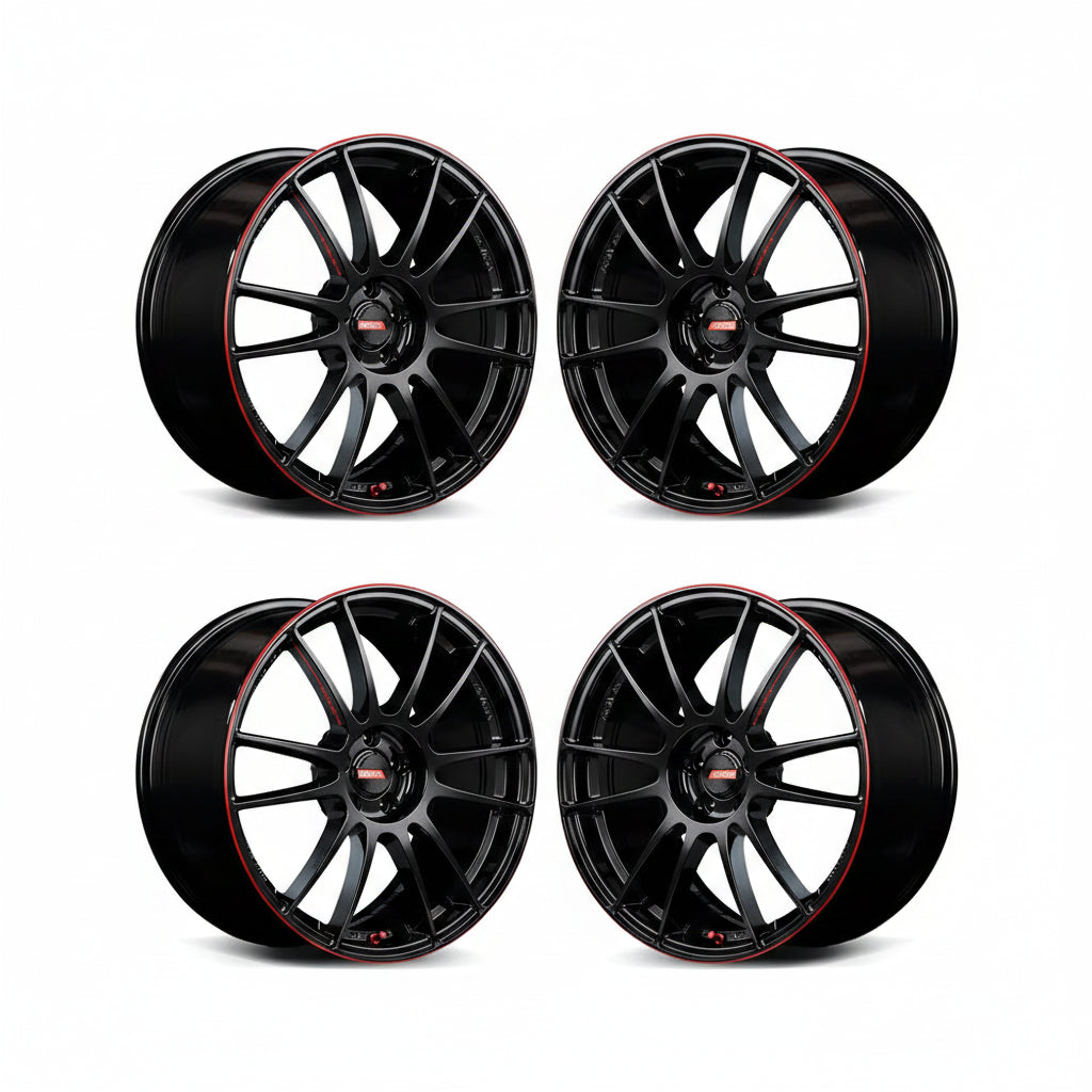 Rays | Gram Lights 57XTREME REVLIMIT EDITION Black & Machining/E-pro Coat | 18X7.5 +49 | 5X114.3 (Set)