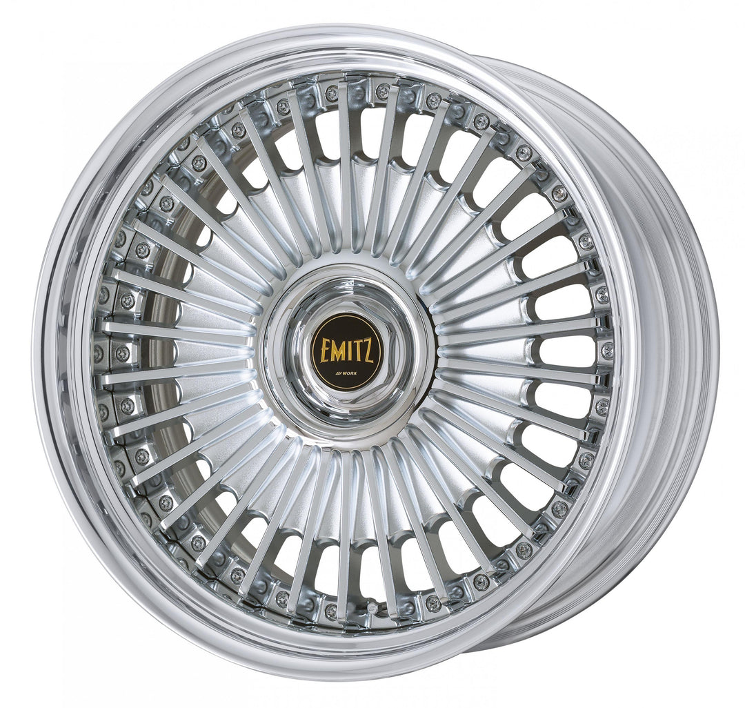 Work Wheels | EMITZ Chrome | 5X114.3 | 21X9 +2 | Step Rim | A Disk (Pair)