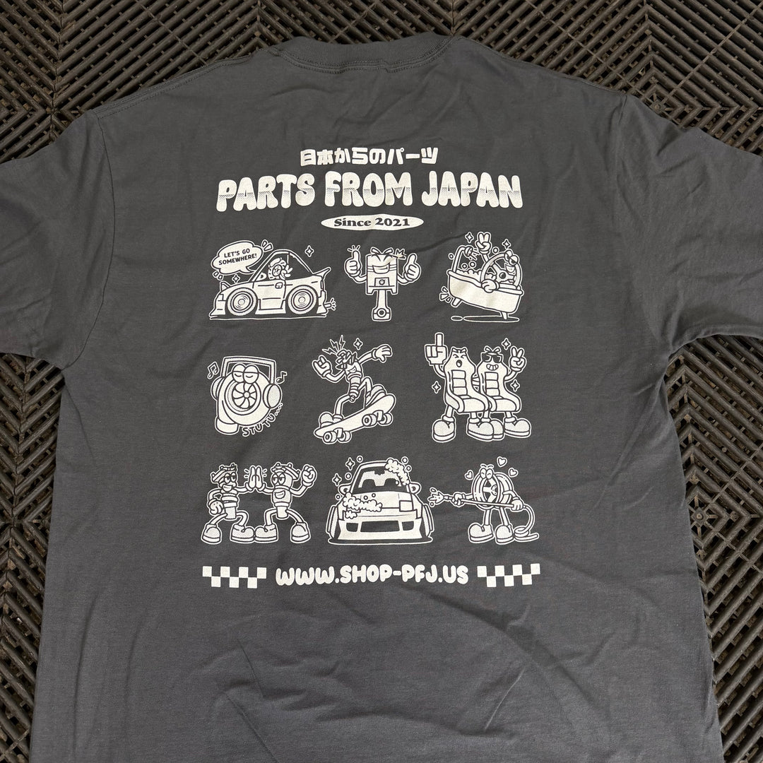 Parts from Japan | Doodle T Shirt - Grey