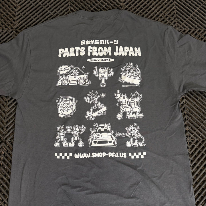 Parts from Japan | Doodle T Shirt - Grey