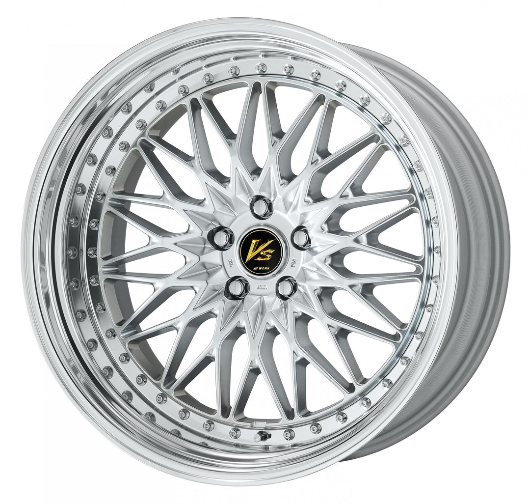Work Wheels | VS XV Silky Rich Silver | 5X100 | 19X7.5 +21 | Step Rim | A Disk