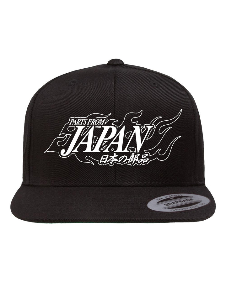 Parts from Japan Flame Design Snap-Back Hat