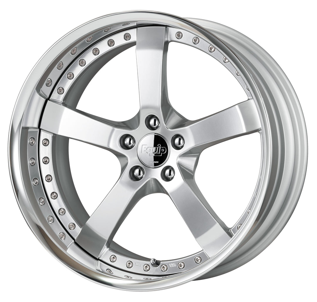Work Wheels | Equip E05 Silky Rich Silver | 5X115 | 24X9.5 -7 | Full Reverse | A Disk
