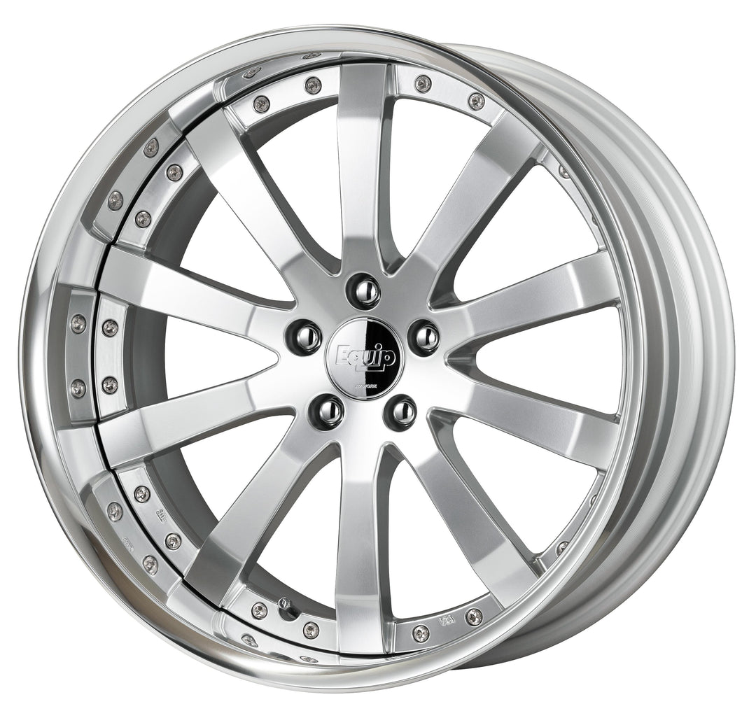 Work Wheels | Equip E10 Silky Rich Silver | 5X115 | 24X11 -26 | Full Reverse | A Disk