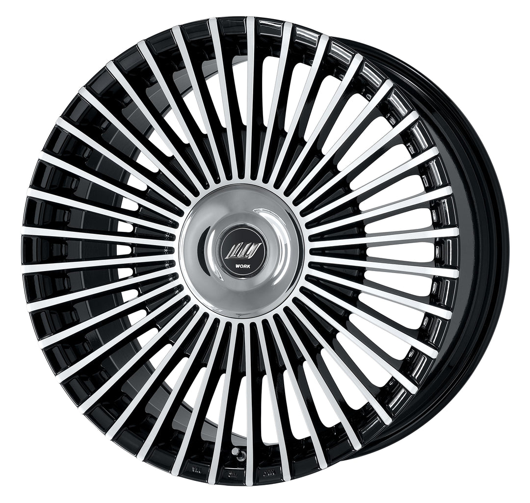 Work Wheels | EMITZ STRAHL Black Cut Clear | 5X114.3 | 21X9 +35 (Set)