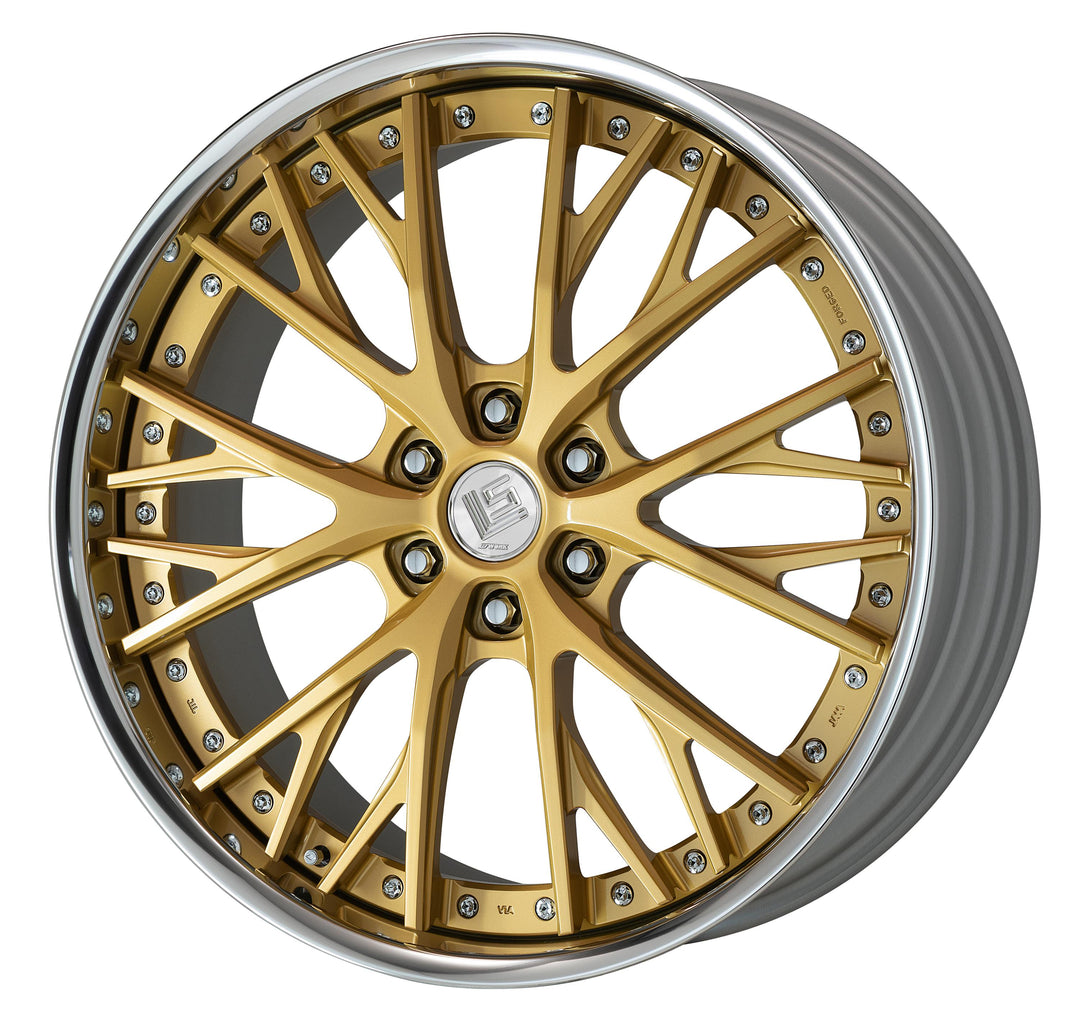 Work Wheels | LS Vajra SUV Gold | 6X139.7 | 24X10 -8 | Full Reverse | O Disk (Set)