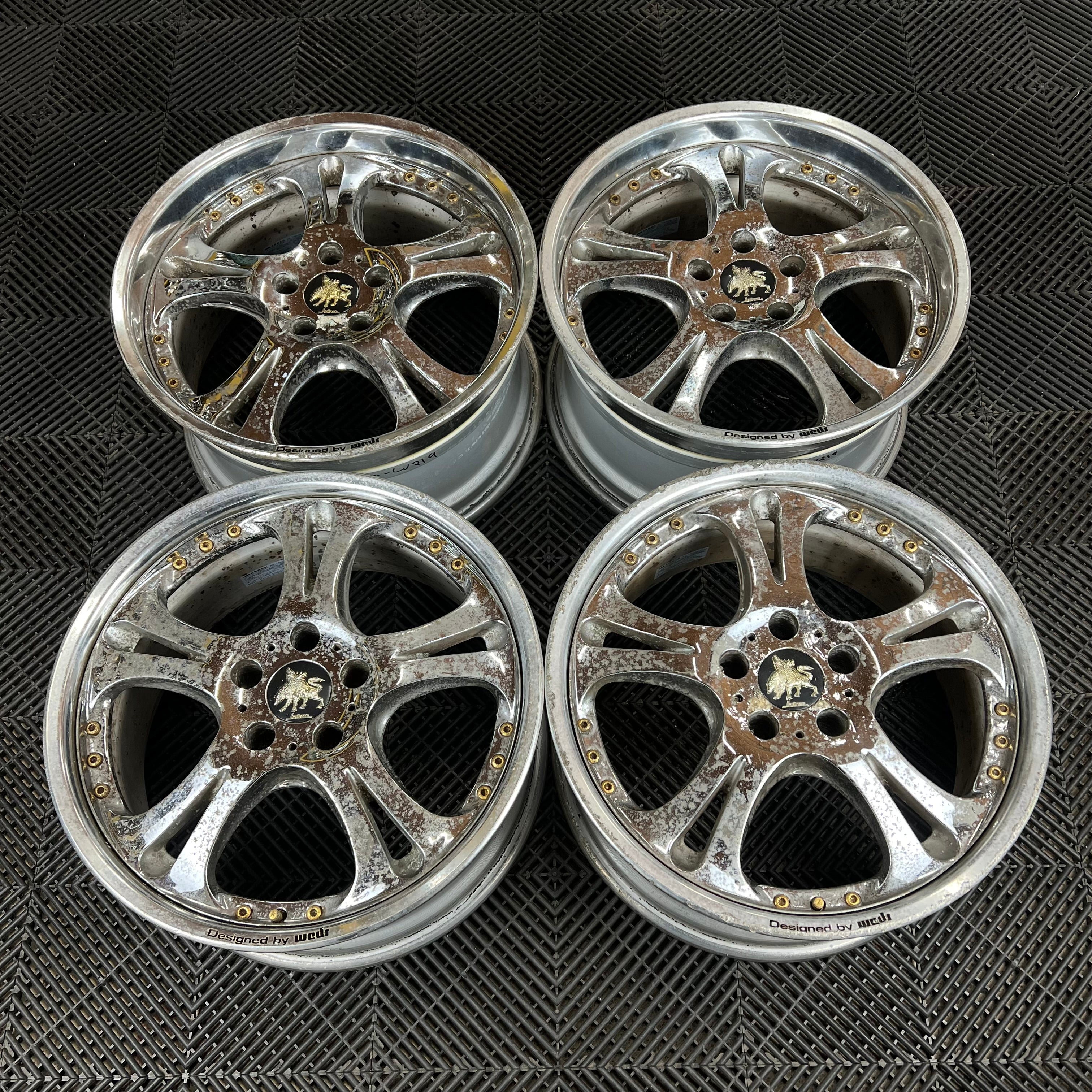 楽天市場】【中古】中古ホイール 17インチ 4本セットウェッズ