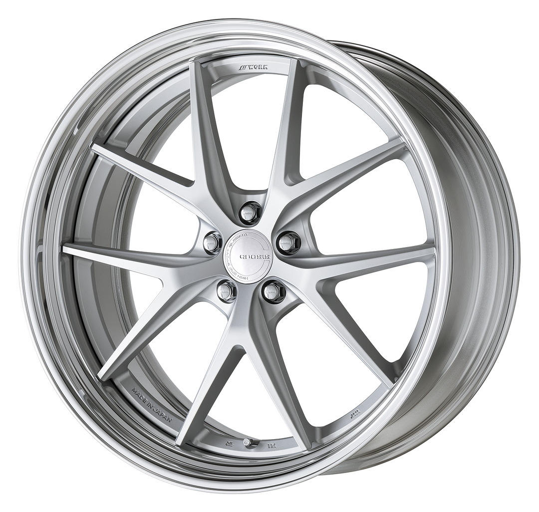 Work Wheels | GNOSIS RXS Matte Silver | 5X112 | 21X10 +13 | Step Rim | A Disk