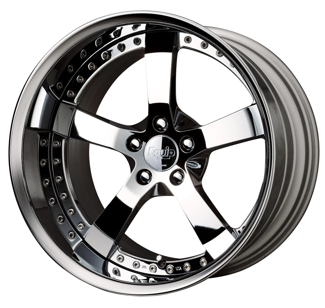 Work Wheels | Equip E05 Super Chrome Plated | 5X114.3 | 19X9 -2 | Full Reverse | L Disk