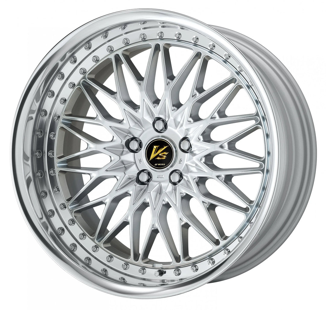 Work Wheels | VS XV Silky Rich Silver | 5X100 | 19X10 +2 | Full Reverse | A Disk