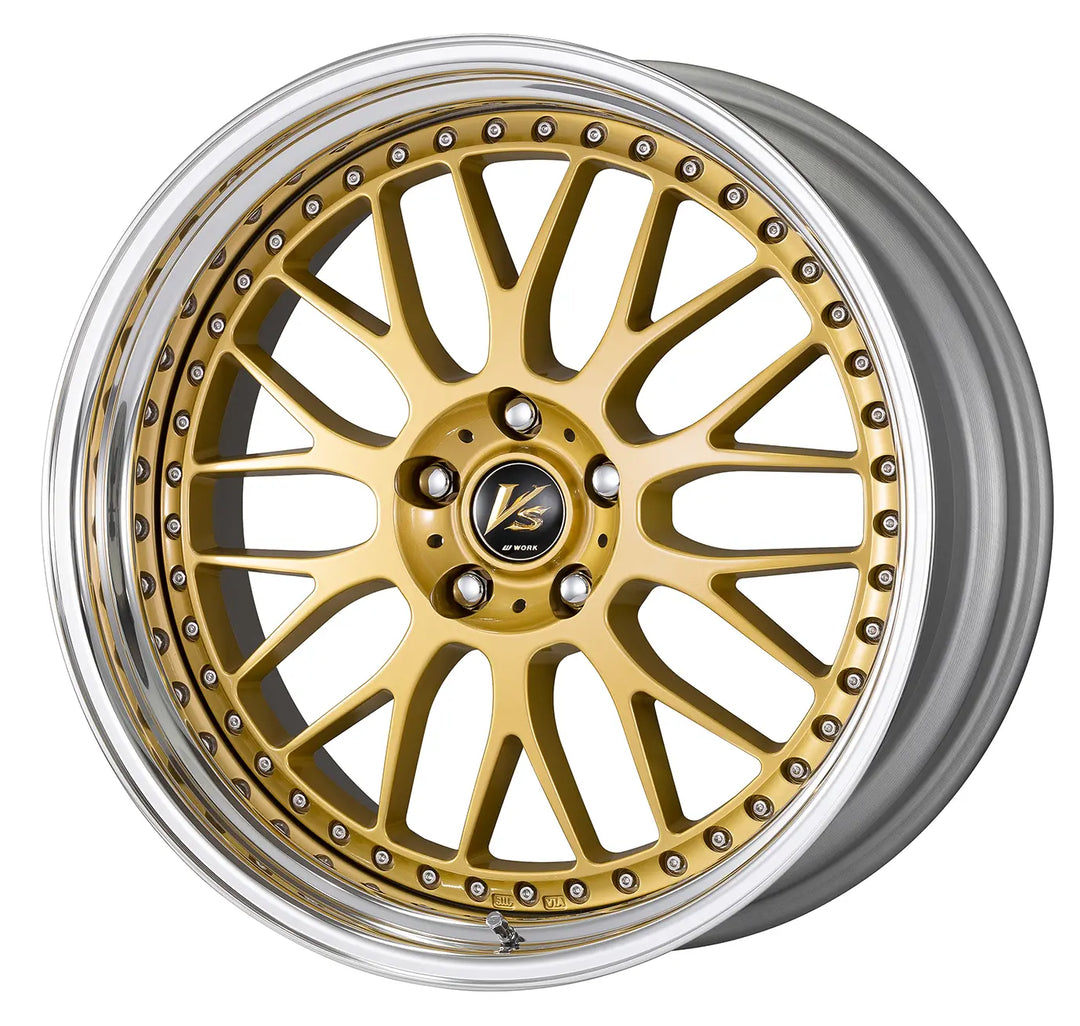 Work Wheels | VS XX Gold | 5X114.3 | 20X10 +0 | Step Rim | A Disk (Set)