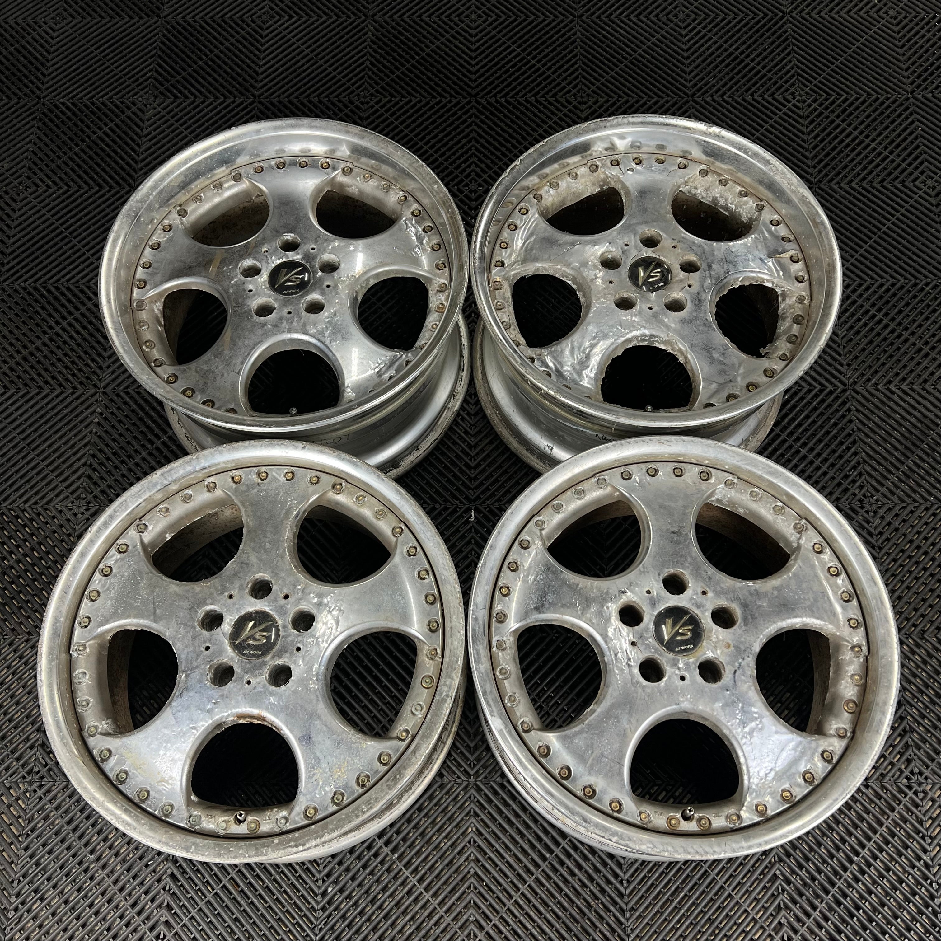 車のパーツ work VS-SD 17 8j 36 114.3 Work VS SD / 5x114.3 / 18x8.5+40 & 18x9.5+45 – Parts From Japan