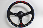 Vertex 7 Star Steering Wheel (Red/Blue) 330mm