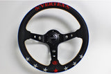 Vertex 7 Star Steering Wheel (Red/Blue) 330mm