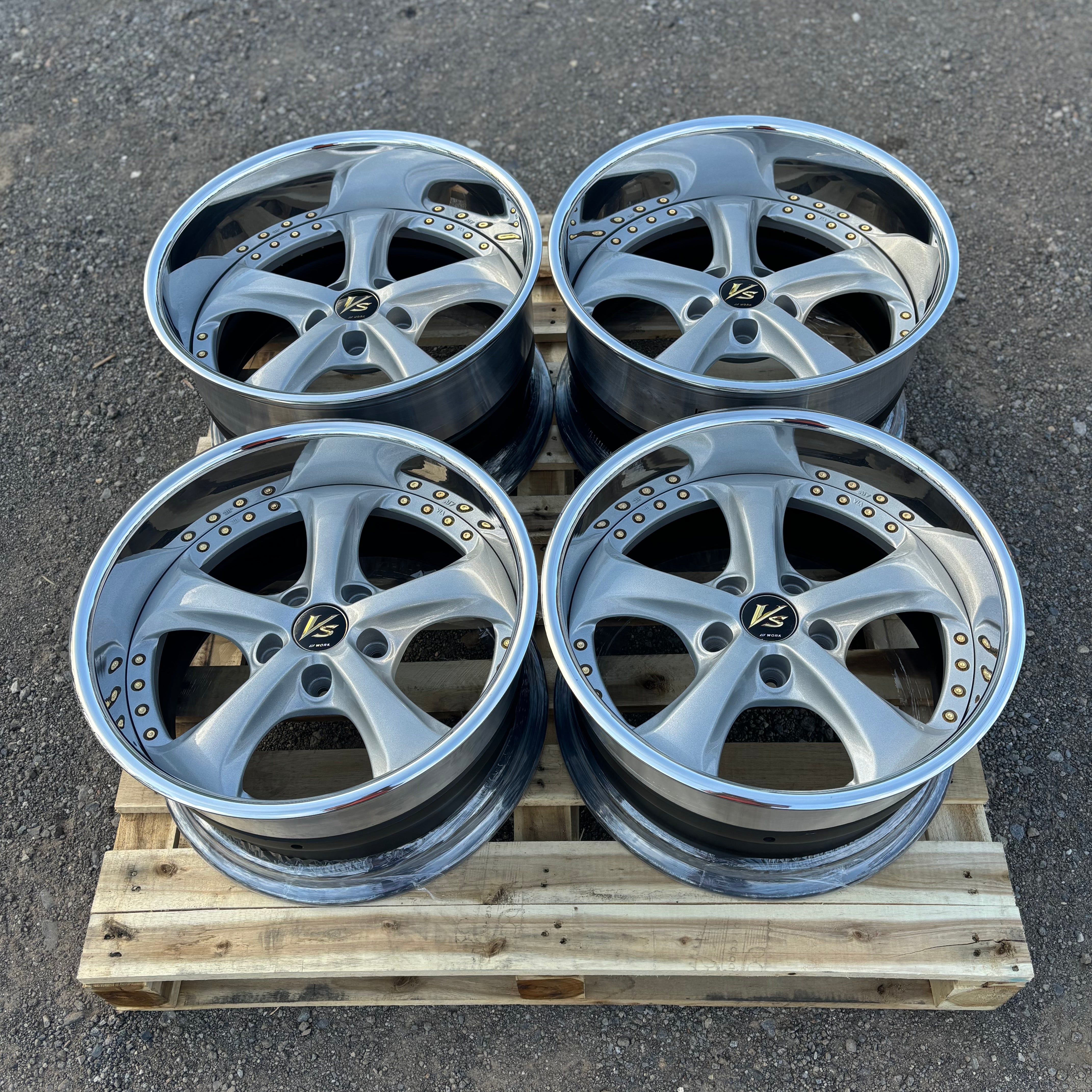 WORK VS-KF 18inch 9J＋13 5穴114.3 Aディスク WORK VS-KF 18inch 9J＋13 5穴114.3 Aディスク