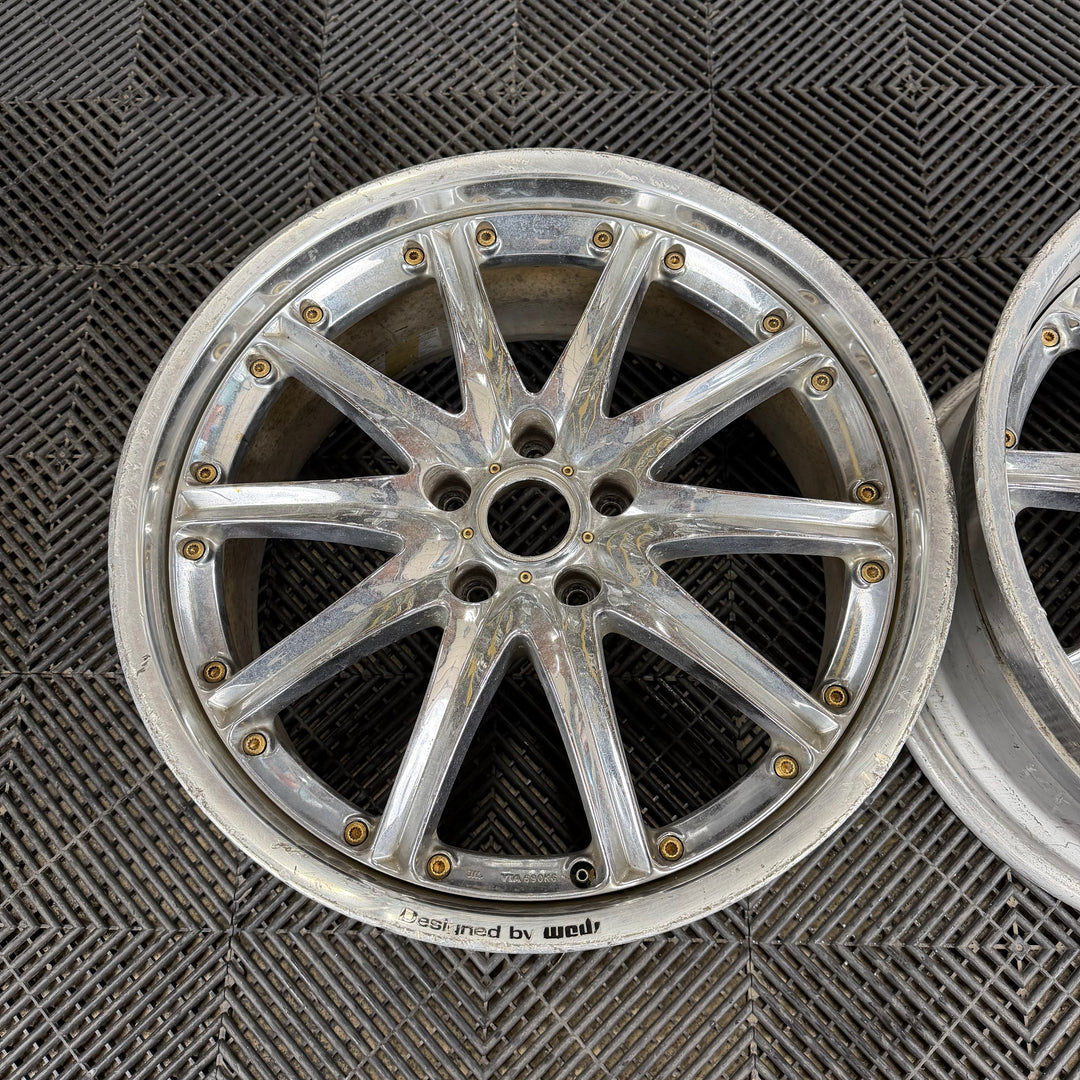 Weds Kranze Shoki PAIR (2) | 5x114.3 | 19x8.5+44 & 19x9.5+30