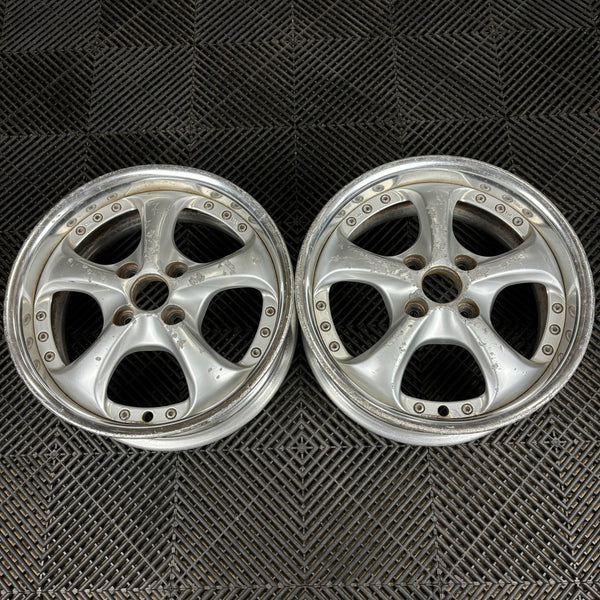 Work　VSKF-2P 4本セット　PCD100　15インチ Work VSKF-2P 4本セット PCD100 15インチ Yahoo!オークション
