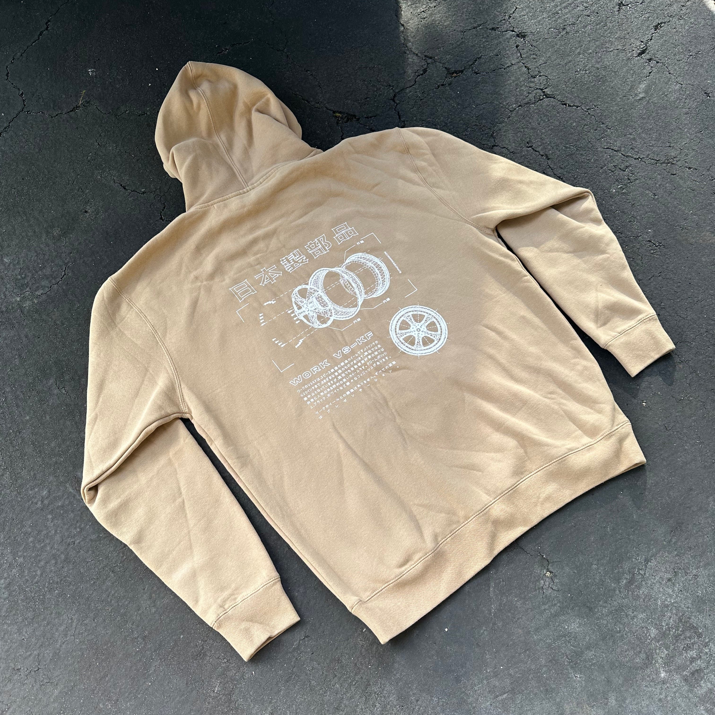 Work VS KF X Parts from Japan Hoodie TAN – Parts From Japan