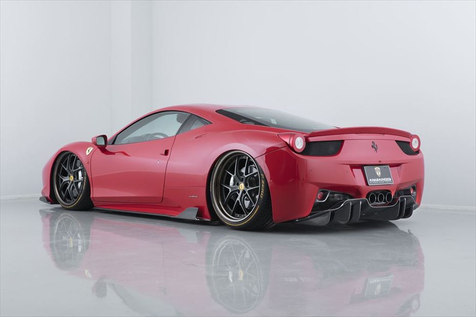 AIMGAIN SPORT FERRARI 458 ITALIA AERO UNDER SPOILER KIT DRY CARBON - (CONTACT FOR PRICING)