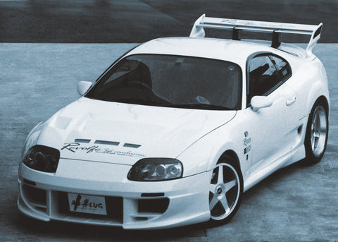 Abflug Supra 80 Front Bumper Spoiler Ver. 2 (Late) for 1997-2002 Toyota Supra [JZA80]