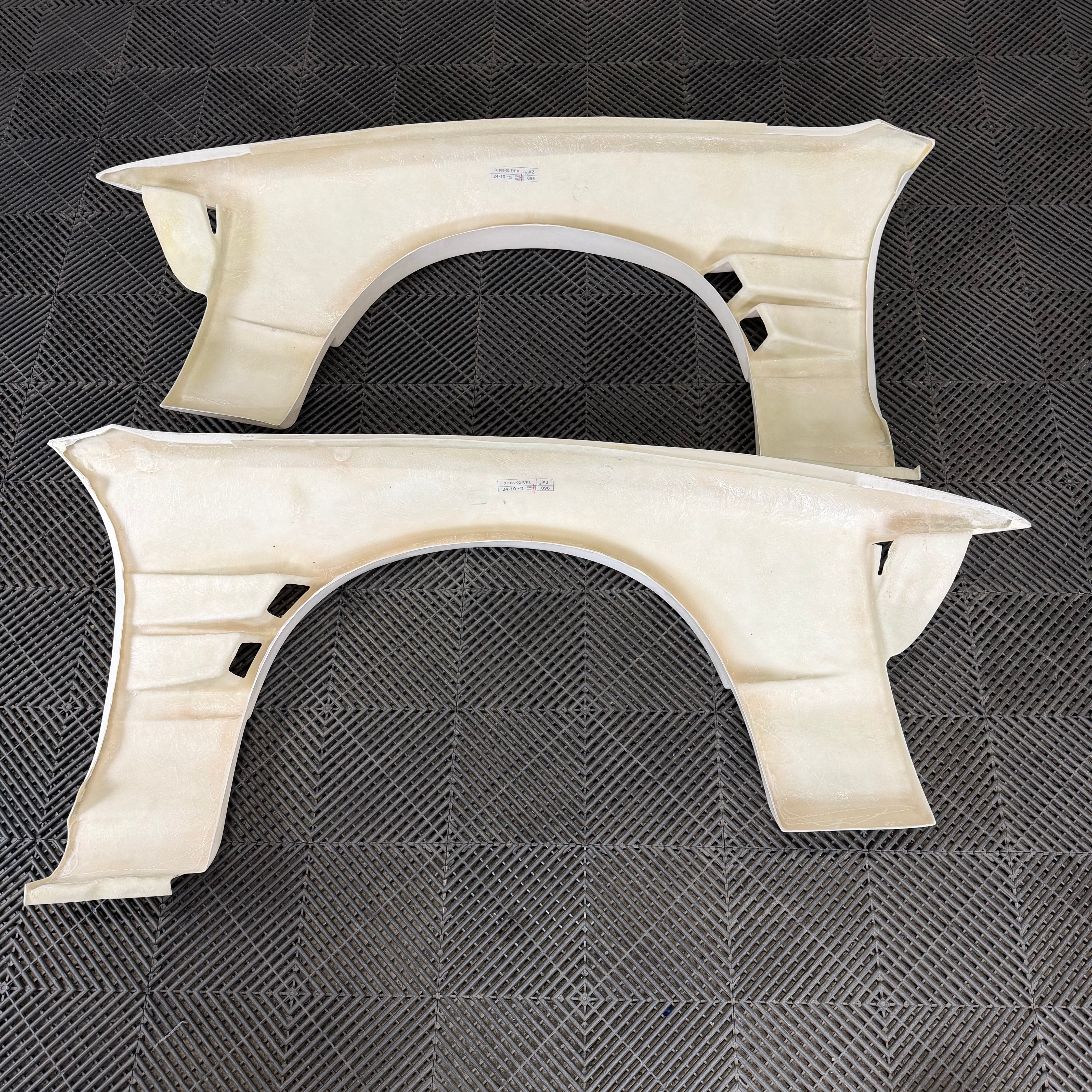 Origin Lab | Front Fenders Type 4 +75mm for Nissan 180sx (240SX