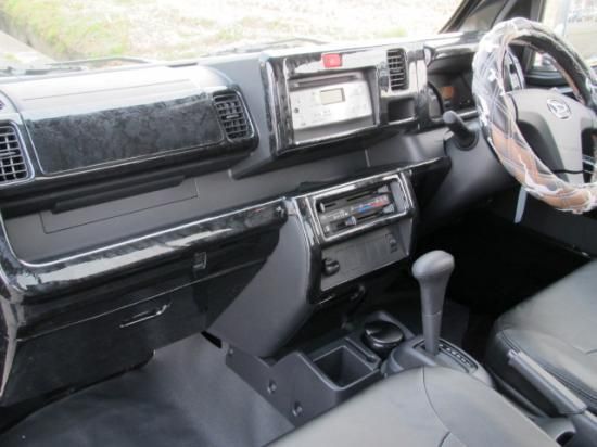 Hello Special | 12-Piece 3D Interior Panel Cover Set - Black Woodgrain for Daihatsu Hijet Truck Jumbo (S500P / S510P Early Model) - photo 1