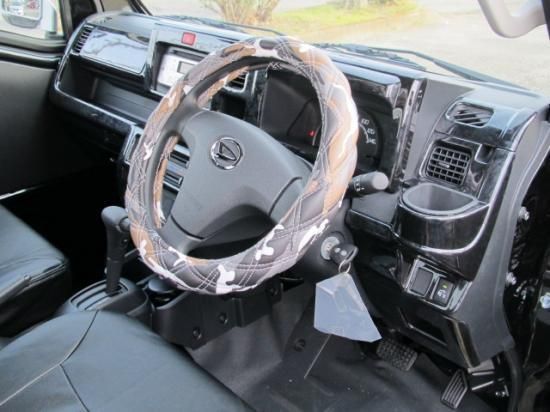 Hello Special | 12-Piece 3D Interior Panel Cover Set - Black Woodgrain for Daihatsu Hijet Truck Jumbo (S500P / S510P Early Model) - photo 3