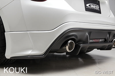 C-West | Rear Half Spoiler, Painted ABS for Toyota 86 (ZN6) Late - photo 1