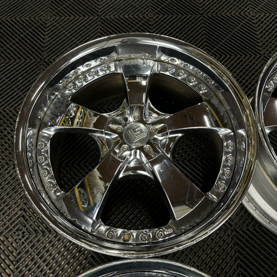 WORK ワーク LS 105アルミホイール19インチ8J+25 PCD 114 Work LS 105 / 5x114.3 / 19x8.5 +43 & 19x9.5 +43 – Parts From Japan
