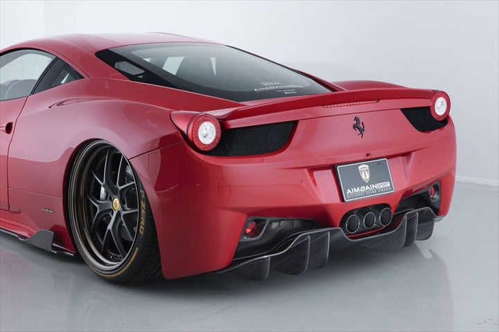 AIMGAIN SPORT FERRARI 458 ITALIA AERO UNDER SPOILER KIT DRY CARBON - (CONTACT FOR PRICING)