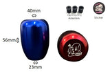 URAS | Original Aluminum Shift Knob Red/Blue/Purple/Black