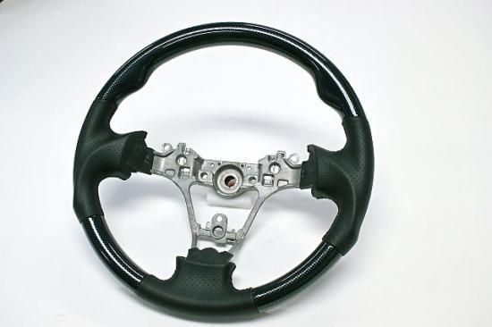 Hello Special | Gun-Grip Steering Wheel - Carbon Look for Daihatsu Hijet Truck (S500P / S510P Early Model) - photo 2