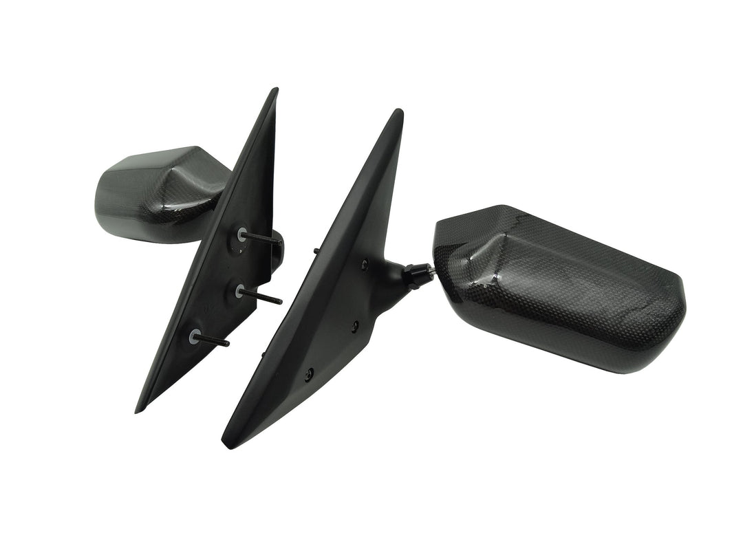 Craft Square | Touring Competition Dry Carbon Mirrors TCA140/R-F - Blue Anti-Glare for Toyota GR Supra (DB/A90)