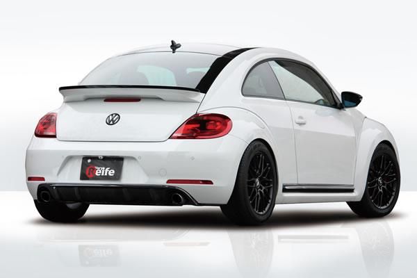 Garage Vary | Rear Diffuser - Dual Exit Exhaust (Carbon Fiber) for Volkswagen The Beetle