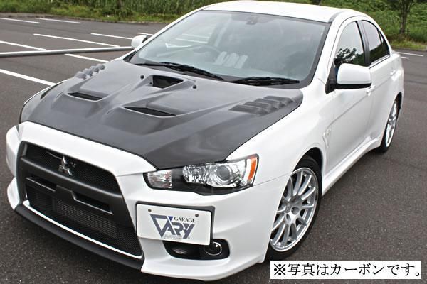 Garage Vary | Hood - FRP for Mitsubishi Lancer Evolution X