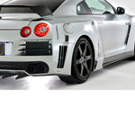 Abflug Aloof 01-R Ver.I Rear Over Fender Kit (FRP) for Nissan GT-R (R35) 2008-2010