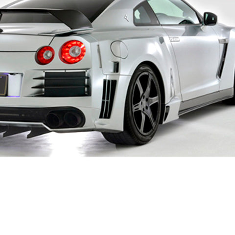 Abflug Aloof 01-R Ver.I Rear Over Fender Kit (FRP) for Nissan GT-R (R35) 2008-2010