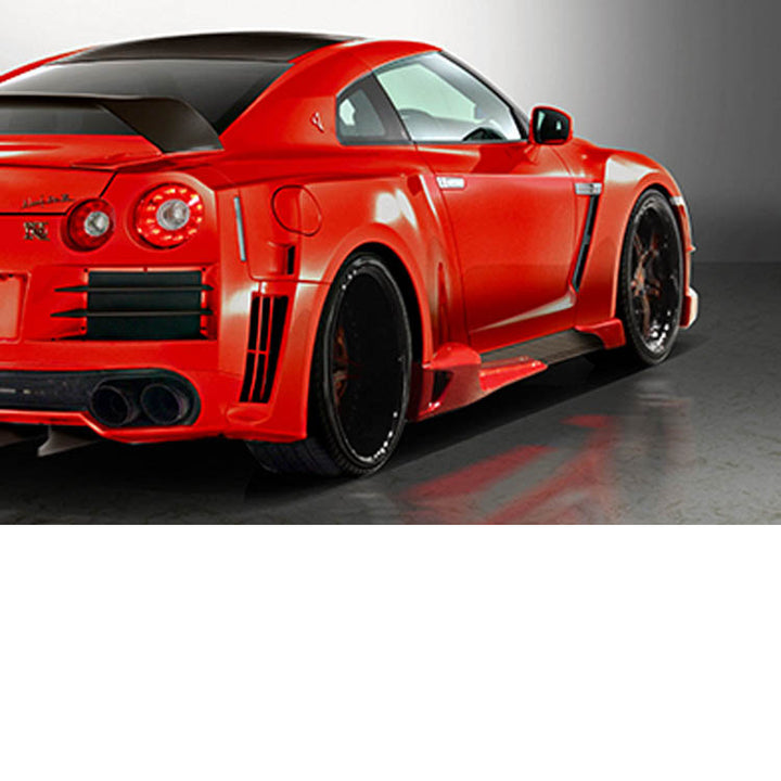 Abflug Ver.2 Rear Over Fender Kit (FRP) for Nissan GT-R (R35) 2008-2022
