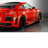Abflug Ver.2 Rear Over Fender Kit (FRP) for Nissan GT-R (R35) 2008-2022