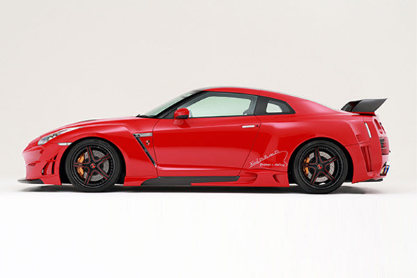 Abflug Ver.2 Rear Over Fender Kit (FRP) for Nissan GT-R (R35) 2008-2022