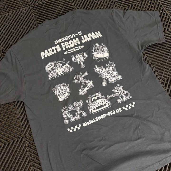 Parts from Japan | Doodle T Shirt - Grey