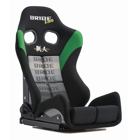 Bride GIAS III King Reclining Seat - Gradation Green / Aramid Black Carbon Shell / Standard Cushion