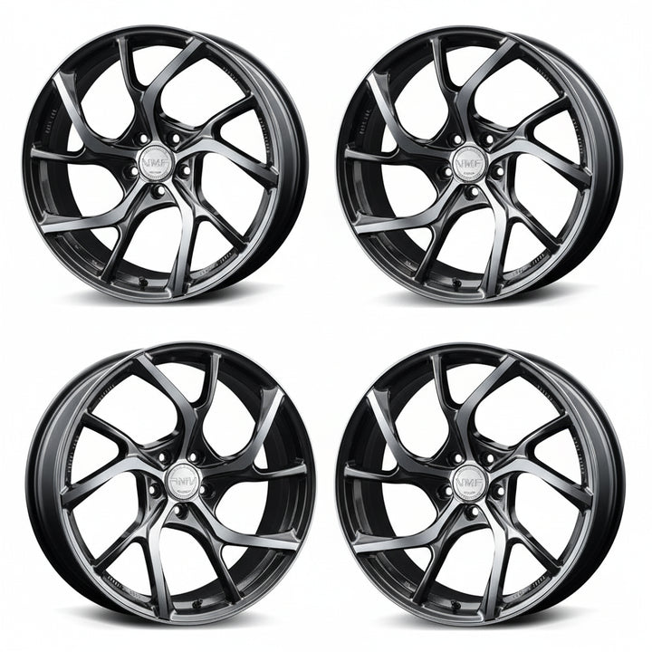Rays | VMF C-01 Shining Black Metal/Diamond Cut | 5X114.3 | 19X8.0 +45 (Set)