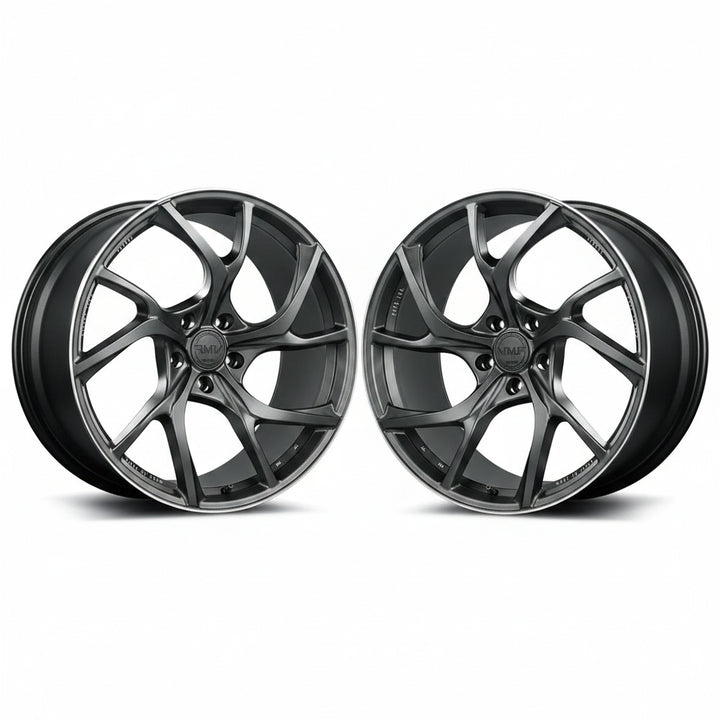 Rays | VMF C-01 Matte Gunblack/Rim Edge DC | 5X112 | 19X8.5 +45 (Pair)